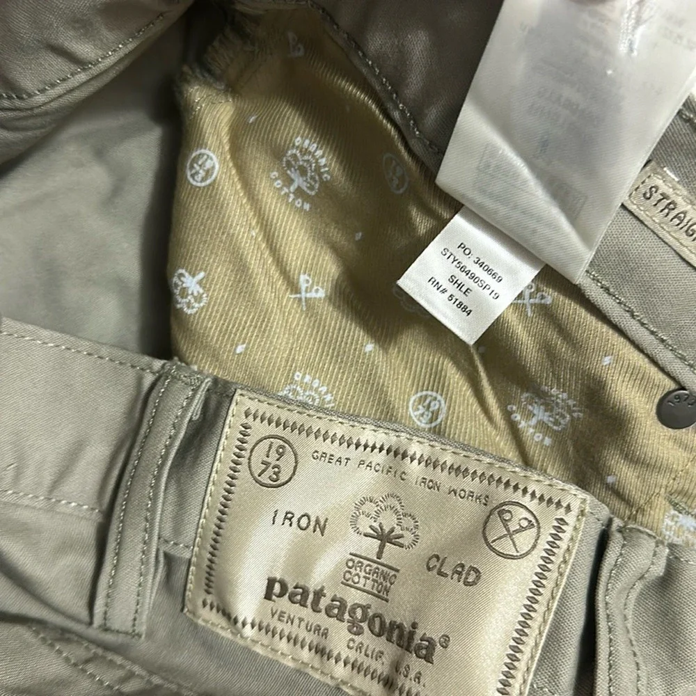 Patagonia Men's Performance Twill Jeans Khaki NWOT Size‎ 40 x 32